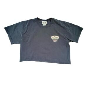 Ron Jon Tampa Florida Cropped Unisex Navy Tee - M